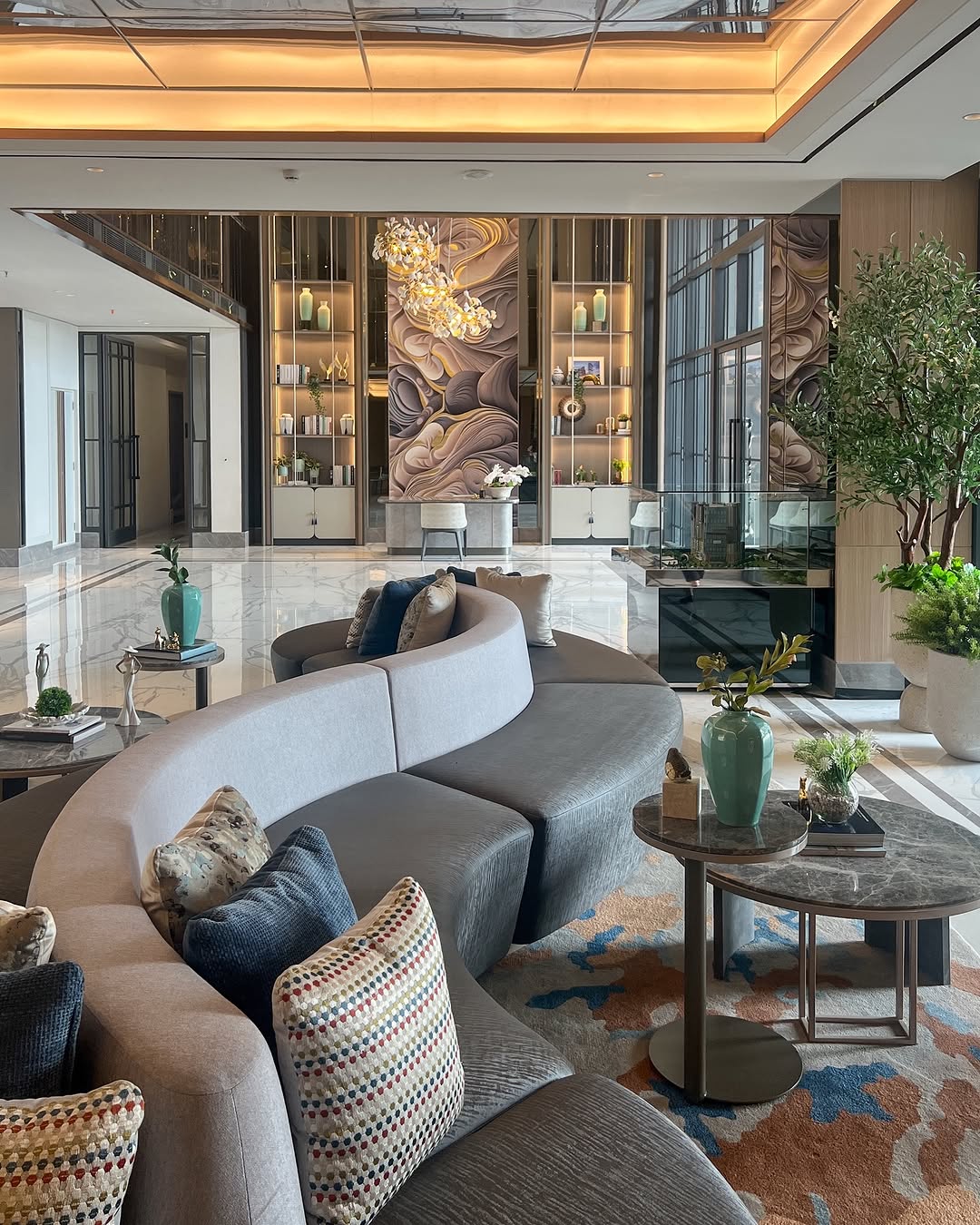 The lobby at Pakuwon Residence Bekasi